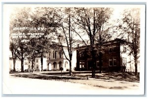 c1925 Bricknell Hall University View Morrisville New York NY RPPC Photo Postcard