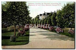 Postcard Old Bythesea showing the Grounds Surrounding the Residence of Hon Pe...