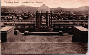 South Africa The amphitheatre Union Buildings Pretoria Vintage Postcard C040