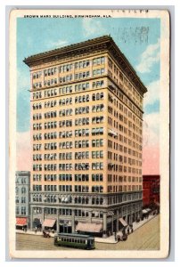 Brown Marx Building Birmingham Alabama AL WB Postcard N24