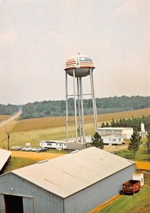 Plains water Tower, television city beneath, Williams peanut warehouse Plains...