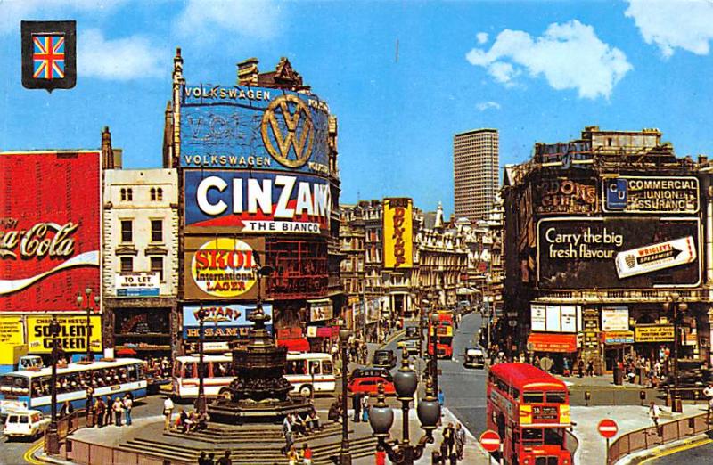 Piccadilly Circus and Statue of Eros - London