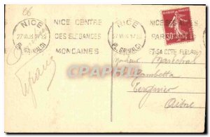 Postcard Nice Old Port and Mont Boron