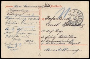 Germany WWI General Hindenburg Patriotic Feldpost PPC G67431