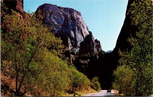 Zion Canyon View Scenic Dr Red Point Park Utah UT Postcard VTG UNP Mike Roberts  