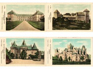 CASTLES CHATEAUX FRANCE 130 CPA COLLECTION PAUTAUBERGE