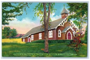 1940 Church St. Theresa  Child Jesus Catskill Mountain Windham New York Postcard