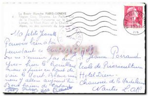 Old Postcard Route Blanche Paris Geneve Region Gex Divonne Le Pailly Col de l...