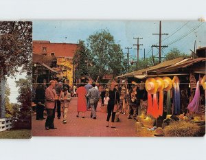 Postcard Olvera Street Los Angeles California USA