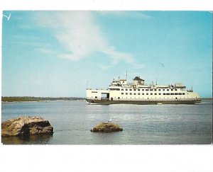 Nantucket Steamer Boat Leaving Woods Hole Massachusetts  Mailed 1973