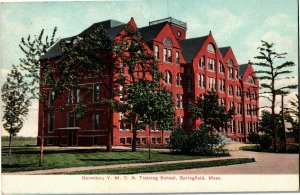 Dormitory YMCA Training School Springfield MA Vintage Postcard B06