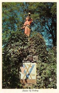 RUDOLPH, WI Wisconsin  STATUE OF VICTORY Grotto Shrine & Wonder Cave  Postcard