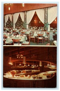 c1960's Kankakee Redwood Inn Illinois IL Restaurant Vintage Postcard 