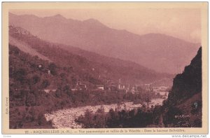 ROQUEBILLERE, Alpes Maritimes, France, 1900-1910's; Vue Panoramique Et Vallee...