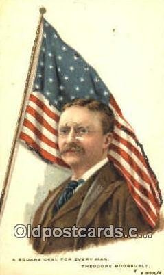 Theodore Roosevelt President of United States, Political Unused light yellowi...