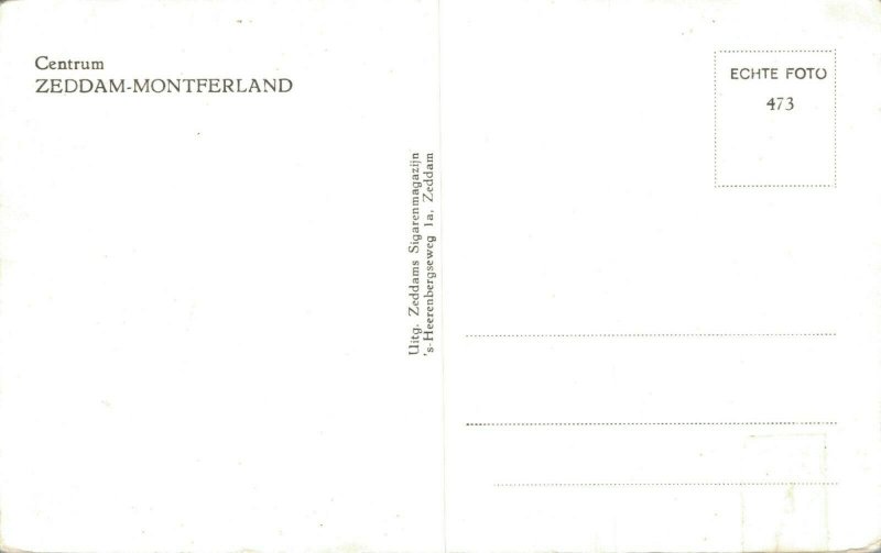 Netherlands Zeddam-Montferland Centrum RPPC Vintage Postcard 07.52