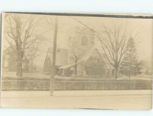 Old rppc BUILDING SCENE Architecture Postcard AB1003