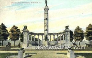 Jefferson Davis Monument - Richmond, Virginia