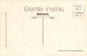 RIO DE JANEIRO BRAZIL~PONTE E CORCOVADO~STEAM RAILROAD PAPELARIA ZENITH POSTCARD