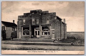 K18/ Border City New York Postcard c1910 Serven Brothers Store Coal 427