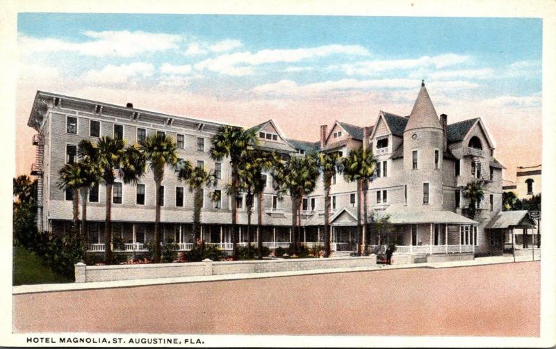 Florida St Augustine Hotel Magnolia 1920 Curteich