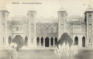 australia, WA, PERTH, Government House (1900s) Postcard