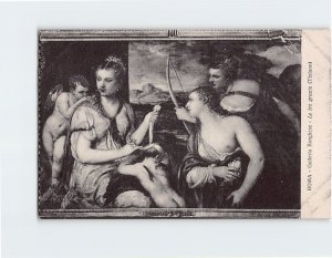 Postcard Le tre grazie By Tiziano, Galleria Borghese, Rome, Italy