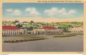 SAN DIEGO , California , 1941 ; Parade Grounds, Marine Base