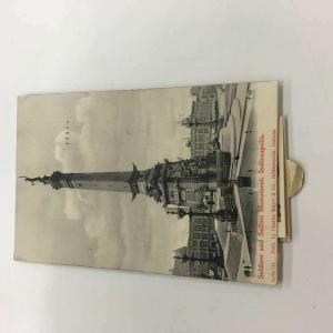 Indianapolis Indiana Soldiers Monument Souvenir Pull Out Antique Postcard K37770