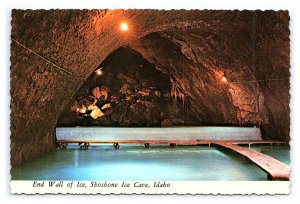 End Wall Of Ice Shoshone Ice Cave Shoshone Idaho Continental View Postcard