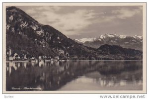 RP, Panorama, Abendstimmung, Vitznau, Lucerne, Switzerland, 1920-1940s