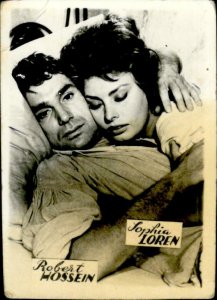 IMN00468 sophia loren robert hossein actress actor movie star film 5x7cm 