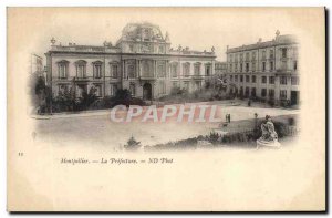 Old Postcard The Prefecture Montpellier