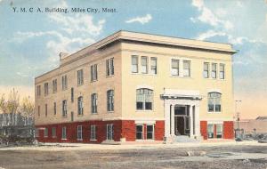 Y. M. C. A. Building, Miles City, Montana Antique Postcard (T3558)