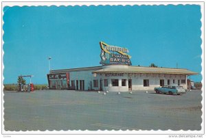 ST-GERMAIN (Drummond) , Quebec , Canada , 50-60s ; Restaurant Central Bar-B-Q