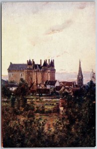 Les Sites De France Les Chateaux De La Loire Langeais Castle Postcard