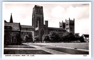 RPPC The Cathedral from the close DURHAM England UK Postcard