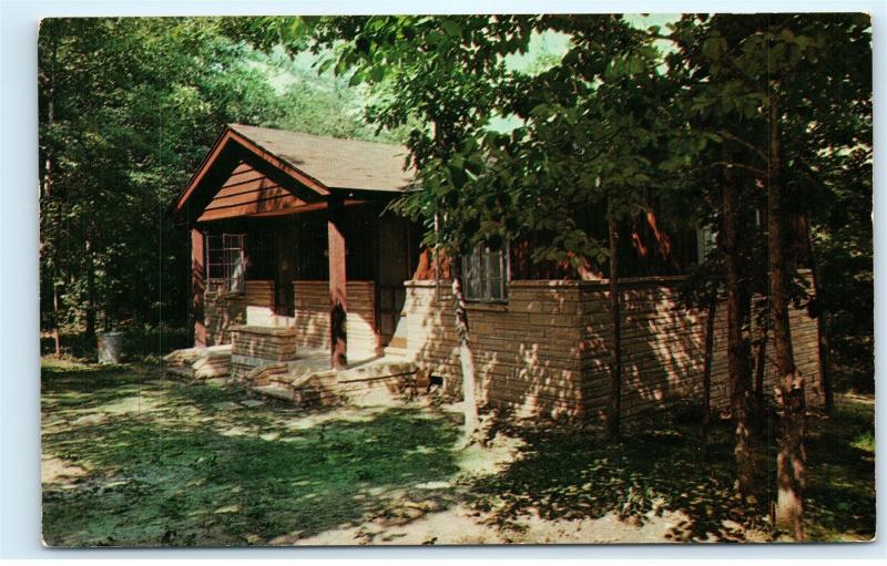 Cumberland Mountain State Park Duplex Cottage Tennessee TN Vintage Postcard D29