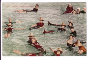 Floaters on Great Salt Lake, Utah