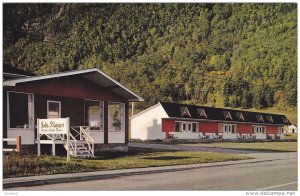 Exterior,  Motel Les Flots Bleus,  Route 6. Mont St-Pierre,  Gaspe Nord,   Qu...