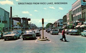 Rice Lake, Wisconsin - Shop downtown in Rice Lake - in the 1950s