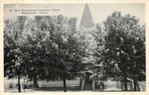 ZION EVANGELICAL LUTHERAN CHURCH SHIPPENVILLE PENNSYLVANIA DEXTER PRESS POSTCARD