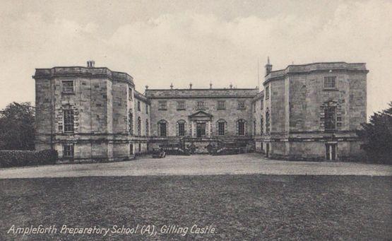 Ampleforth Preparatory School Gilling Castle Yorkshire Old Antique Postcard