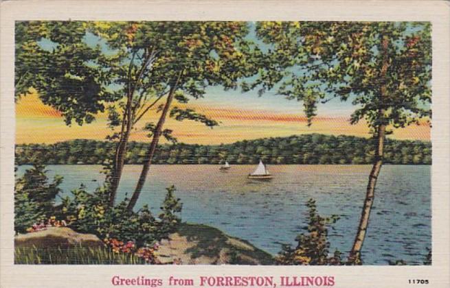 Illinois Greetings From Forreston