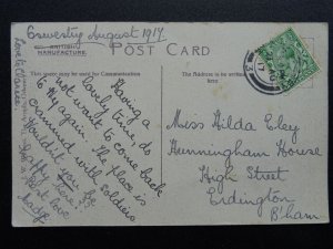 Shropshire OSWESTRY Castle Grounds c1917 Postcard by Valentine