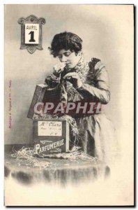 Old Postcard Parfumerie Fantaisie