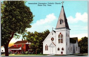 Union City TN-Tennessee Immaculate Conception Catholic Church Religious Postcard
