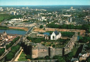 Postcard Les Merveilles Du Val De Loire Angers Maine-Et-Loire Vie Aerienne