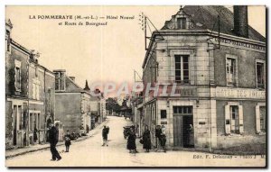 Old Postcard The New pommeraye hotel and road Bourgneuf