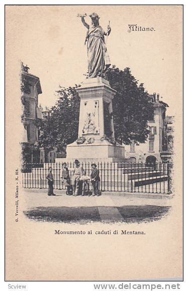 Monumento Ai Caduti Di Mentana, Milano (Lombardy), Italy, 1900-1910s